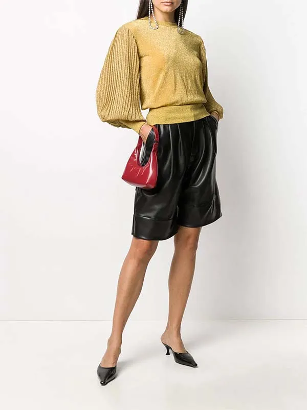 Túi Xách By Far Small Amber Shoulder Bag Màu Đỏ