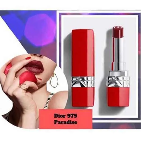Son Dior 975 Paradise Màu Đỏ Tím