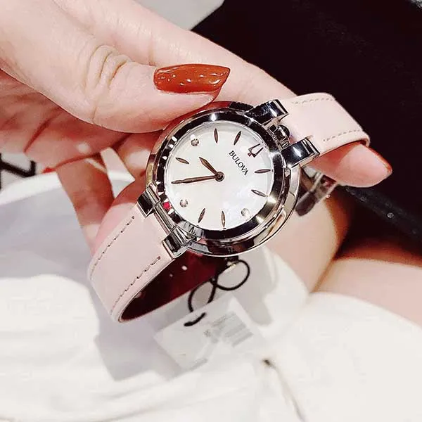 Đồng Hồ Bulova Rubaiyat Pink Womens Watch 96P197 - Đồng hồ - Vua Hàng Hiệu