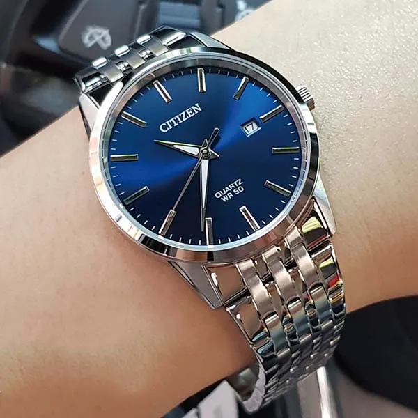 Đồng Hồ Nam Citizen BI5000-87L Màu Xanh Bạc