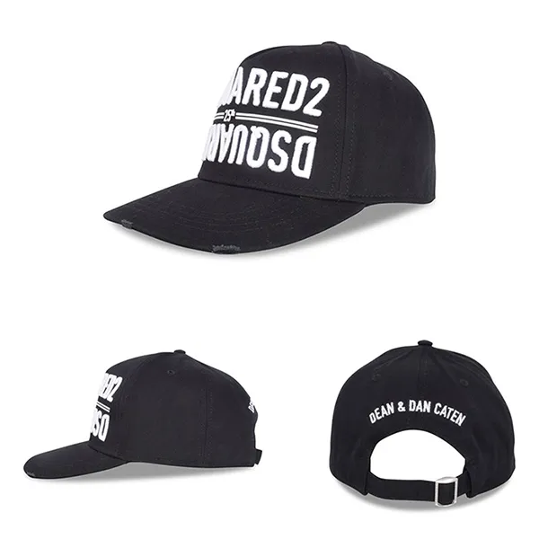 Mũ Dsquared2 Black 25th Anniversary Baseball Cap Màu Đen
