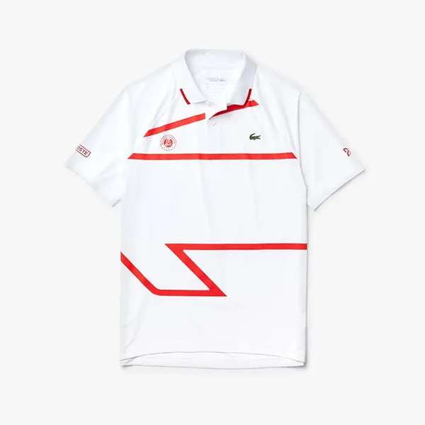 Áo Polo Lacoste Mens Sport Roland Garros x Novak Djokovic Set White Màu Trắng Size S - Thời trang - Vua Hàng Hiệu