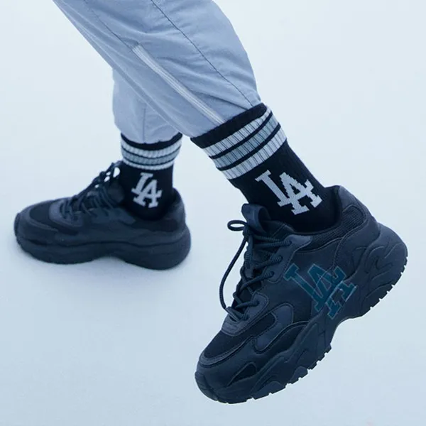 Giày MLB Big Ball Chunky Lite La Dodgers 32SHC3111-07L Màu Đen Size 270