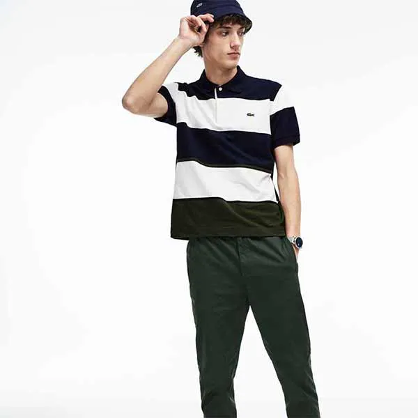 Áo Polo Lacoste Men's Short Sleeve Polo Phối Màu - Thời trang - Vua Hàng Hiệu