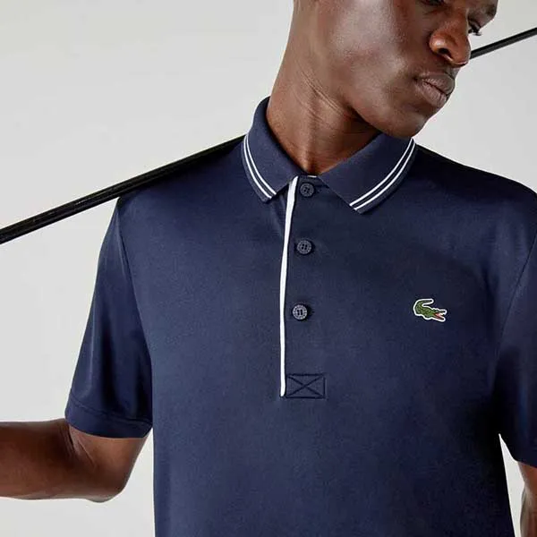 Áo Polo Men's Lacoste Sport Signature Breathable Golf Polo Shirt Màu Xanh Navy Size S - Thời trang - Vua Hàng Hiệu