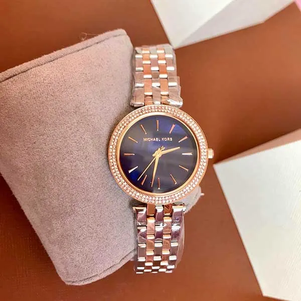 Đồng Hồ Michael Kors Mini Darci Blue Mother Of Pearl Dial Ladies Watch MK3651 - Đồng hồ - Vua Hàng Hiệu