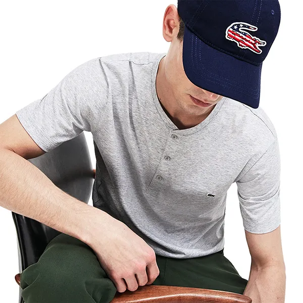 Mũ Lacoste American Flag Croc Màu Xanh Navy