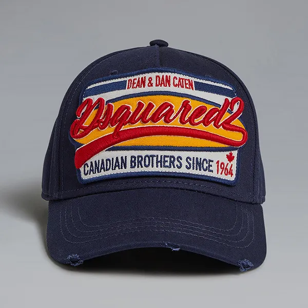 Mũ Dsquared2 Patch Embroidered Baseball Cap Màu Xanh Navy