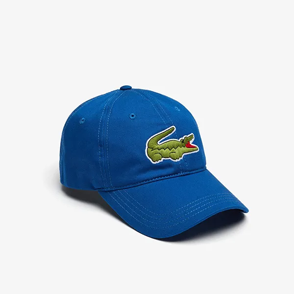 Mũ Lacoste Strap and oversized crocodile Cotton RK4711-51-Z7Z Màu Xanh Blue