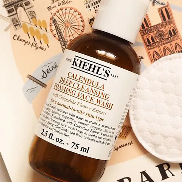 Sữa Rửa Mặt Hoa Cúc Kiehl's Calendula Deep Cleansing Foaming Face Wash Chai 75ml