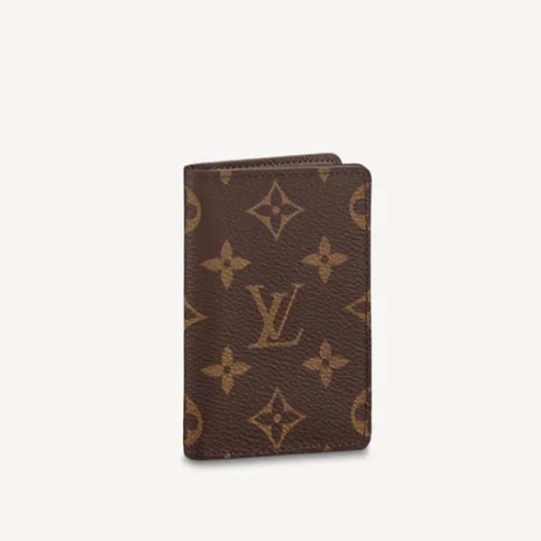 Ví Nam Louis Vuitton LV Pocket Organizer Monogram M60502 Màu Nâu - Túi xách - Vua Hàng Hiệu