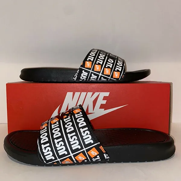 Dép Nike Benassi Jdi Print Black 631261-016 Màu Đen Size 41