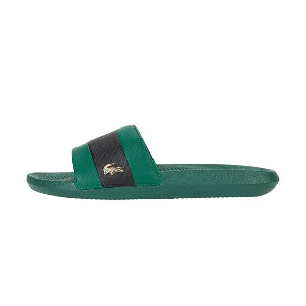 Dép Quai Ngang Lacoste Men's Slip On Croco Slide 0120 1 Sandals Flip Flops Slippers Shoes Màu Xanh Lá Size 40.5 - 1