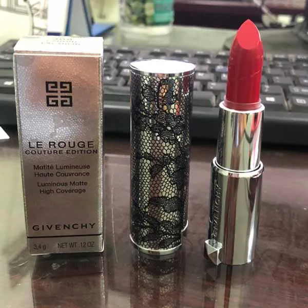 Son Givenchy Le Rouge Limited Màu 306 Carmin Escarpin Màu Đỏ Cam