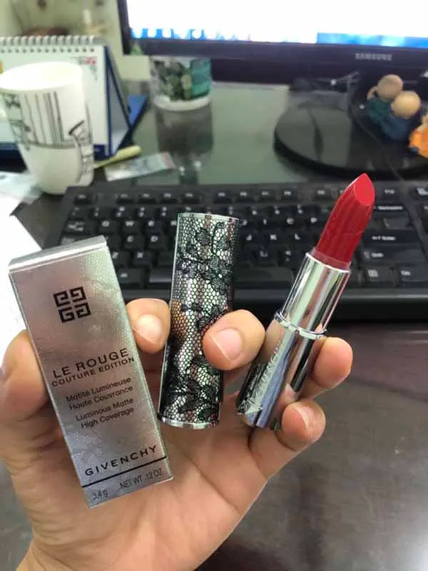 Son Givenchy Le Rouge Limited Màu 306 Carmin Escarpin Màu Đỏ Cam