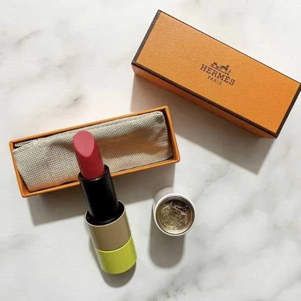 Son Hermès Satin Màu 43 Rose Oasis Limited Hồng San Hô (Phiên Bản Giới Hạn) - Son Môi - Vua Hàng Hiệu