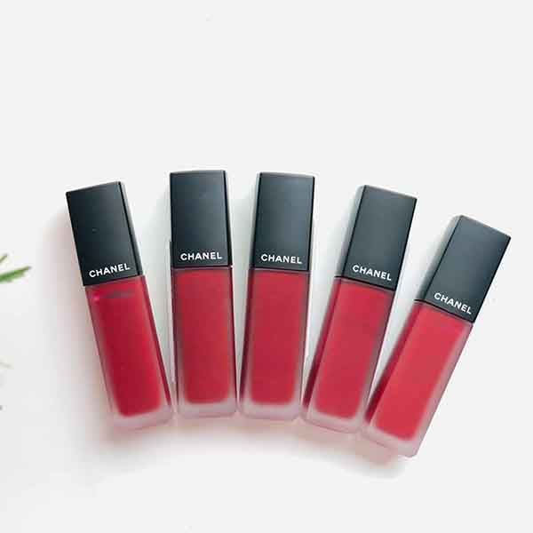 Son Chanel Rouge Allure Ink Fusion 836 Idyllique Màu Đỏ Đậm - 1