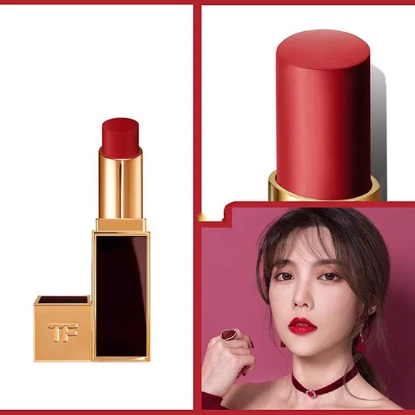 Son Tom Ford Satin Matte 16 Scarlet Rouge Màu Đỏ Cổ Điển - Son Môi - Vua Hàng Hiệu