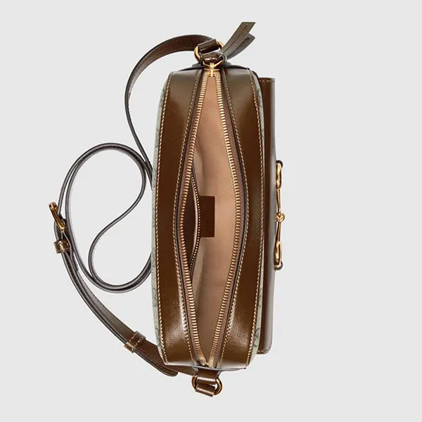 Túi Xách Gucci Horsebit 1955 Small Shoulder Bag Màu Nâu