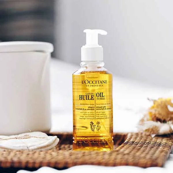 Tẩy Trang Dạng Dầu L'Occitane Cleansing Oil-To-Milk 200ml - Mỹ phẩm - Vua Hàng Hiệu