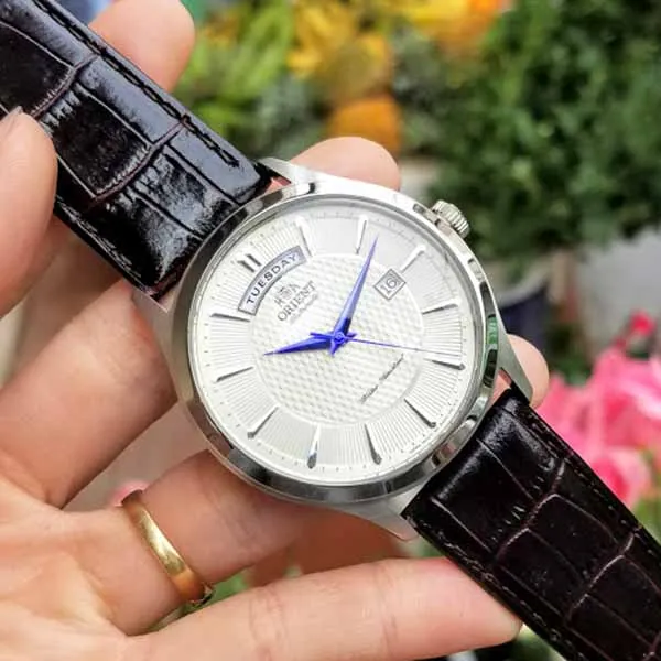 Đồng Hồ Orient Union Automatic White Dial Men's Watch FEV0V004SH - Đồng hồ - Vua Hàng Hiệu