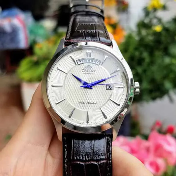 Đồng Hồ Orient Union Automatic White Dial Men's Watch FEV0V004SH - Đồng hồ - Vua Hàng Hiệu