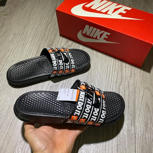 Dép Nike Benassi Jdi Print Black 631261-016 Màu Đen Size 41