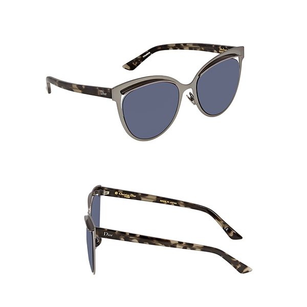 Kính Mát Dior Blue Avio Cat Eye Ladies Sunglasses DIORINSPIRED 1SQ/KU 54 - 3