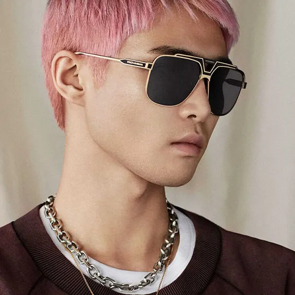 Kính Mát Dolce & Gabbana D&G Miami sunglasses Màu Đen Vàng