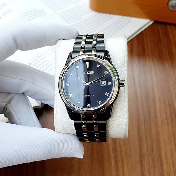 Đồng Hồ Citizen Nam BM7348-53E Corso Eco-Drive Black Diamond Dial Men’s Watch