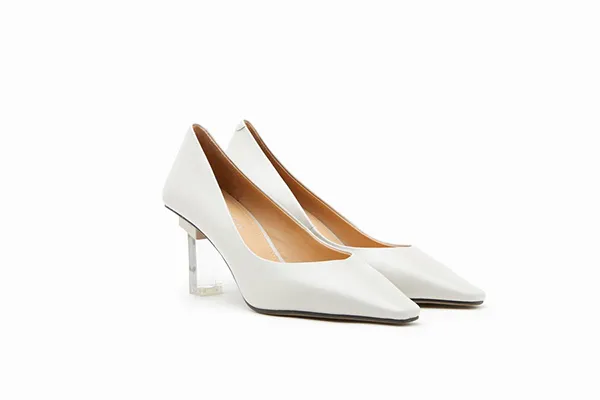 Giày Cao Gót Pazzion Singapore 11-01A Light Grey Size 35 - Giày - Vua Hàng Hiệu