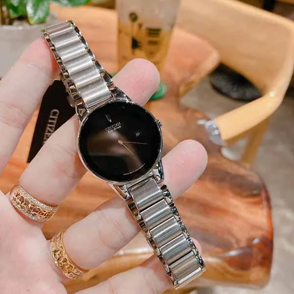 Đồng Hồ Citizen GA1050-51E Nữ Eco-Drive Màu Đen Bạc - Đồng hồ - Vua Hàng Hiệu
