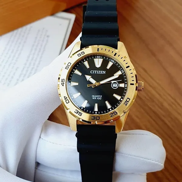 Đồng Hồ Nam Citizen BI1043-01E Màu Đen Vàng - Đồng hồ - Vua Hàng Hiệu