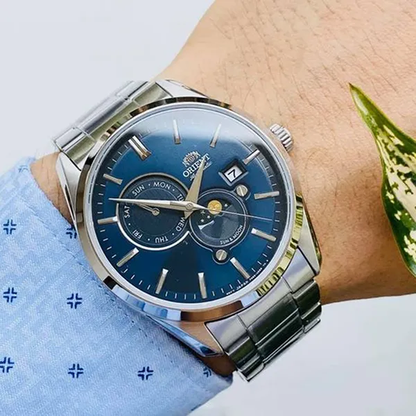 Đồng Hồ Nam Orient Sun and Moon Gen 5 RA-AK0303L10B Màu Bạc - Đồng hồ - Vua Hàng Hiệu