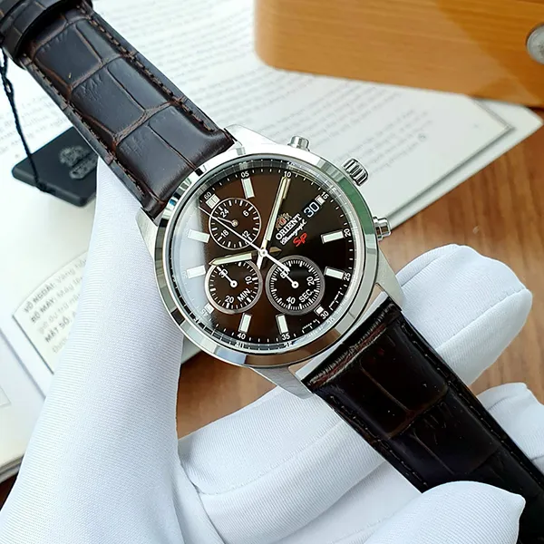 Đồng Hồ Nam Orient FKU00005T0 Màu Nâu