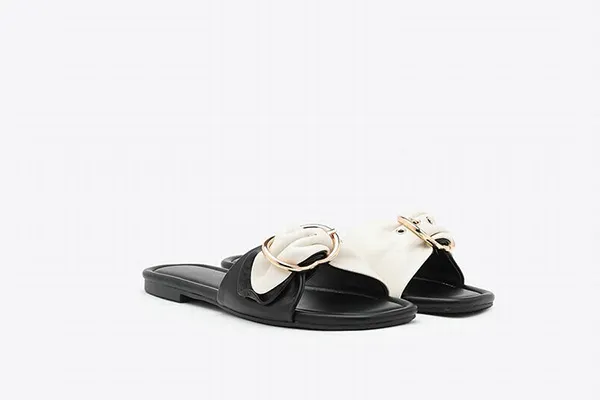 Dép Nữ Pazzion 2635-1 Black Size 36 - Dép - Vua Hàng Hiệu