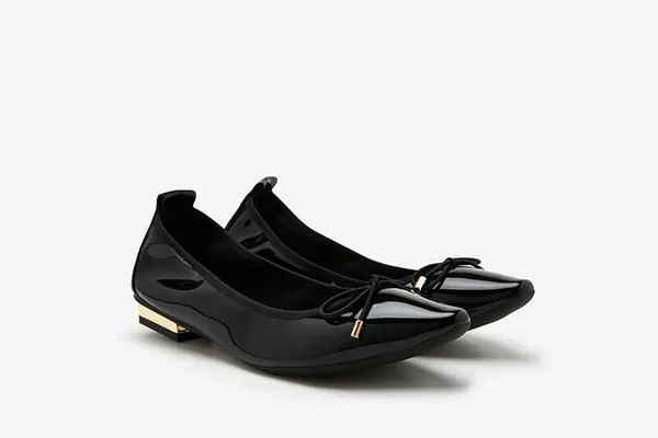 Giày Búp Bê Pazzion Singapore 309-1 Black Size 36 - Giày - Vua Hàng Hiệu