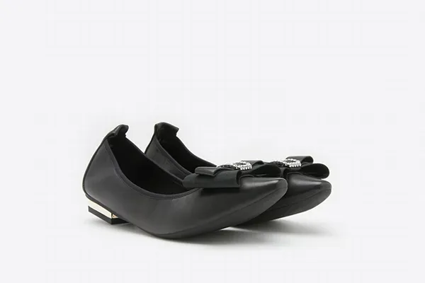 Giày Búp Bê Pazzion Singapore 309-2 Black Size 36 - Giày - Vua Hàng Hiệu