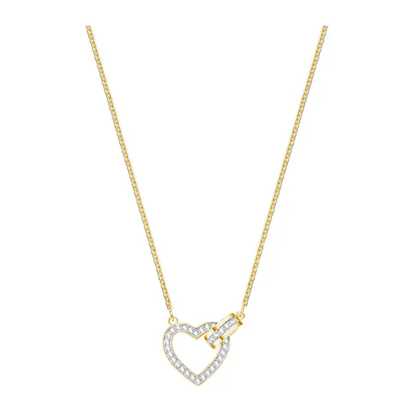 Dây Chuyền Swarovski Women's Necklace Gilded Lovely Heart 5405576 - Trang sức - Vua Hàng Hiệu