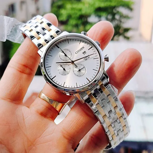 Đồng Hồ Nam Citizen AN3614-54A Quartz (Pin) Màu Demi Vàng Bạc