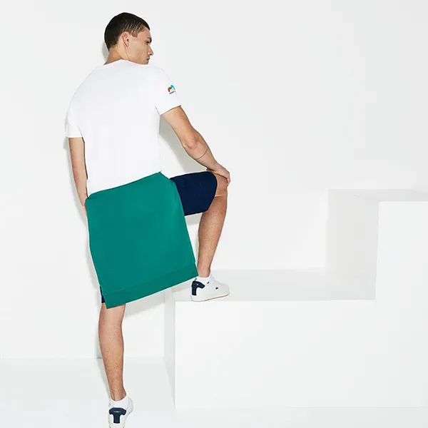 Áo Lacoste Men's Sport Miami Open Edition T-shirt In White Màu Trắng