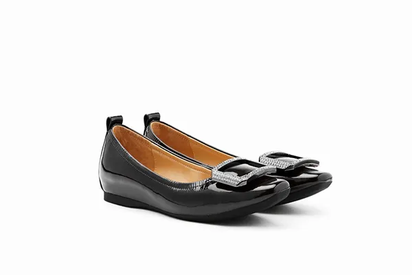 Giày Gót Thấp Pazzion Singapore 780-1 Black Size 36