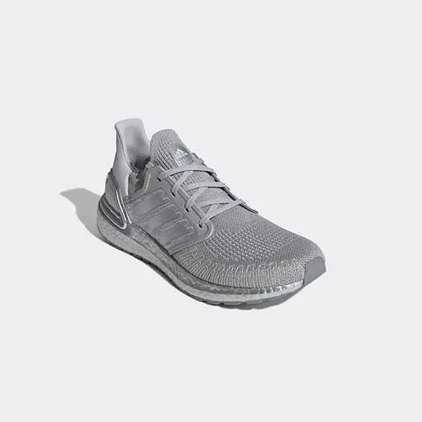 Giày Thể Thao Adidas Ultraboost 20 Silver Metallic Màu Xám Size 44