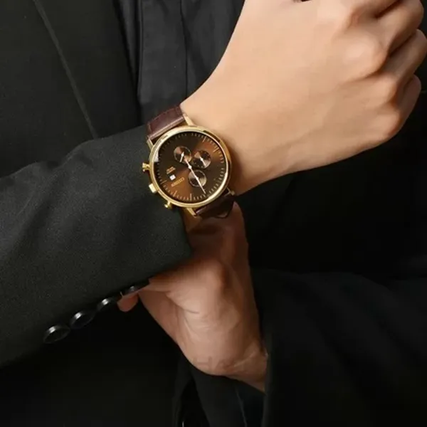 Đồng Hồ Nam Citizen AN3612-09X Màu Nâu