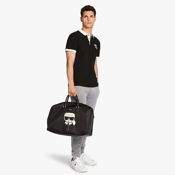 Áo Phông Karl Lagerfeld Ikonik Polo Màu Đen - Thời trang - Vua Hàng Hiệu
