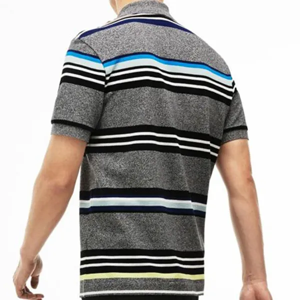 Áo Phông Lacoste Para Hombre Calce Regular PH7138 – QZY Màu Xám Size 3