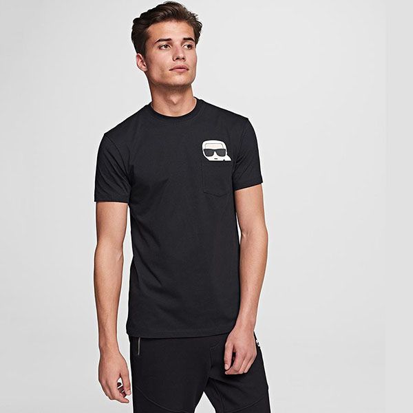 Áo Thun Karl Lagerfeld  Pocket T-Shirt  Màu Đen - 3