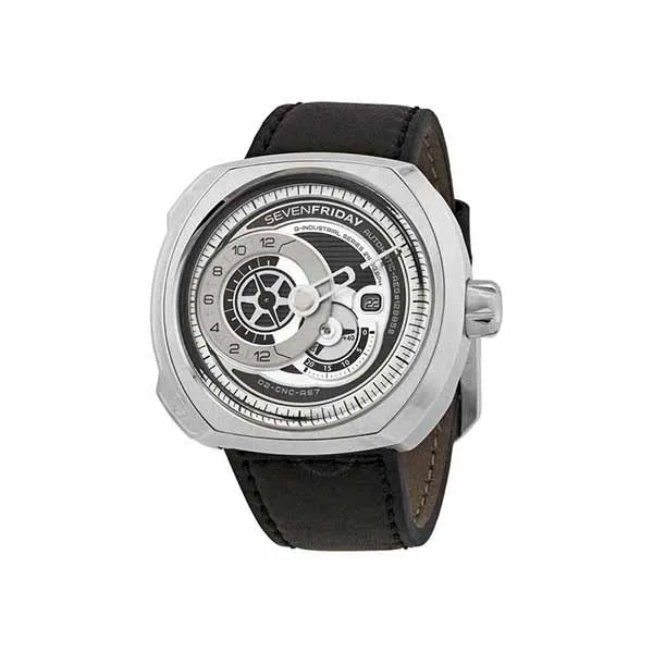 Đồng Hồ Nam SevenFriday Q-Series Automatic Men's Leather Watch Q1/03