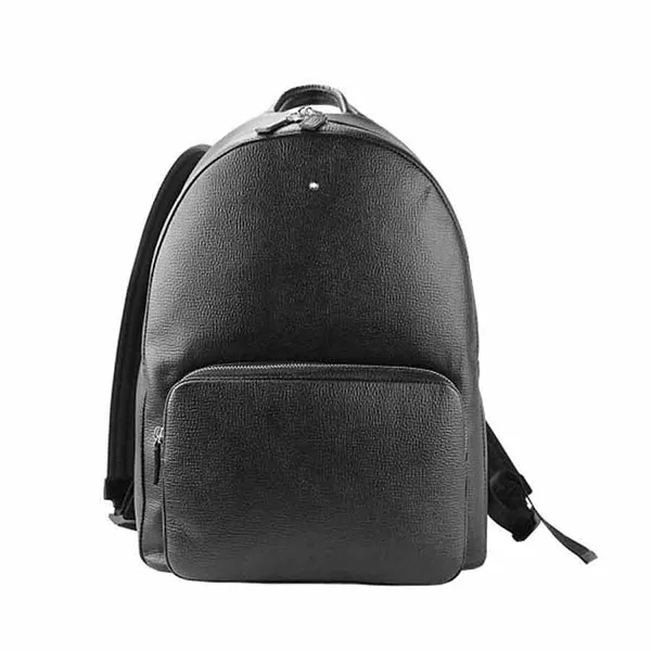 Balo Montblanc Meisterstuck Skeletion Black Leather Màu Đen
