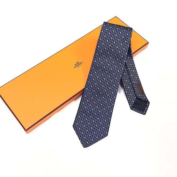 Cà Vạt Hermès Cravate 656195T Phối Màu - 2